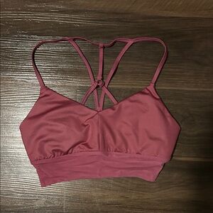 ALO Yoga Mauve Strappy Bandeau